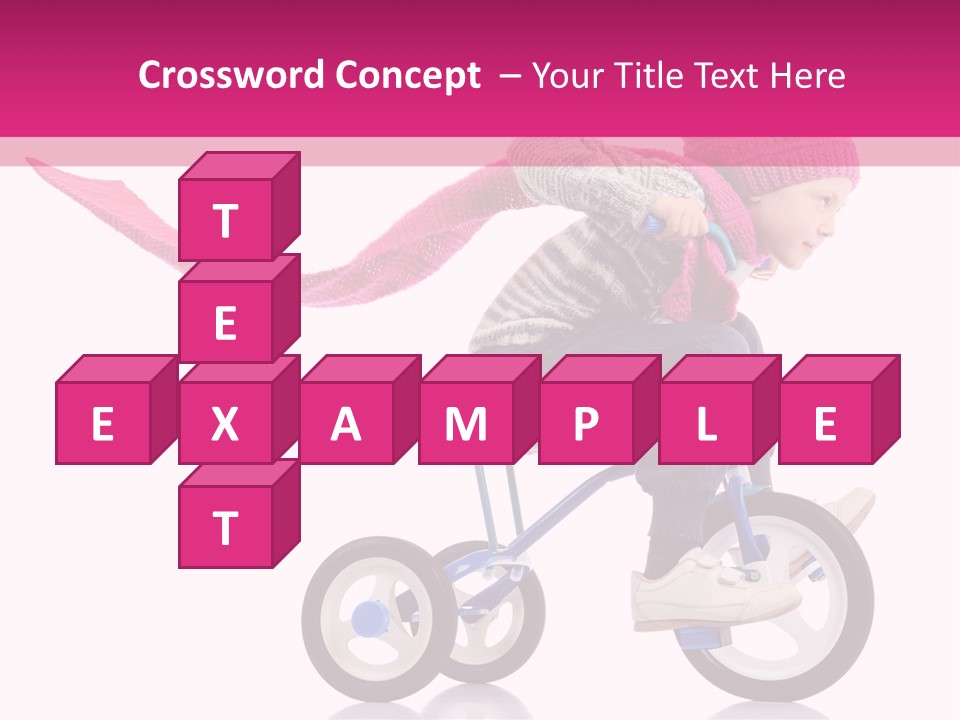 Cute Bike Road PowerPoint Template