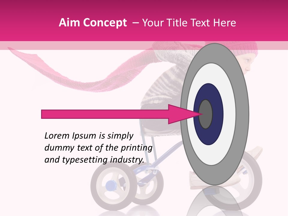 Cute Bike Road PowerPoint Template