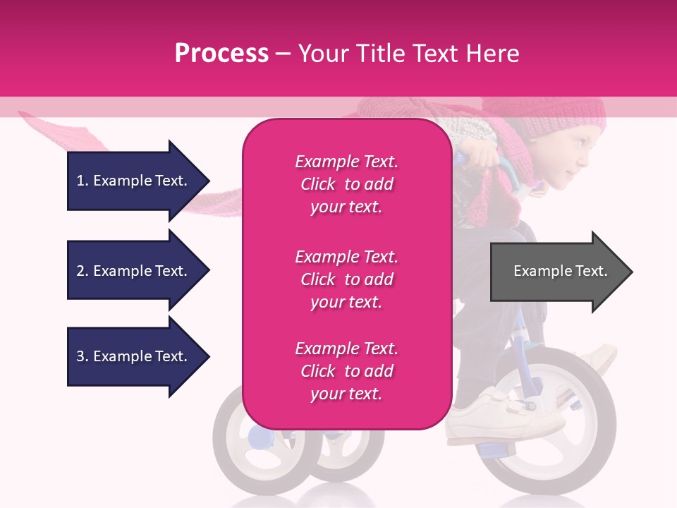 Cute Bike Road PowerPoint Template