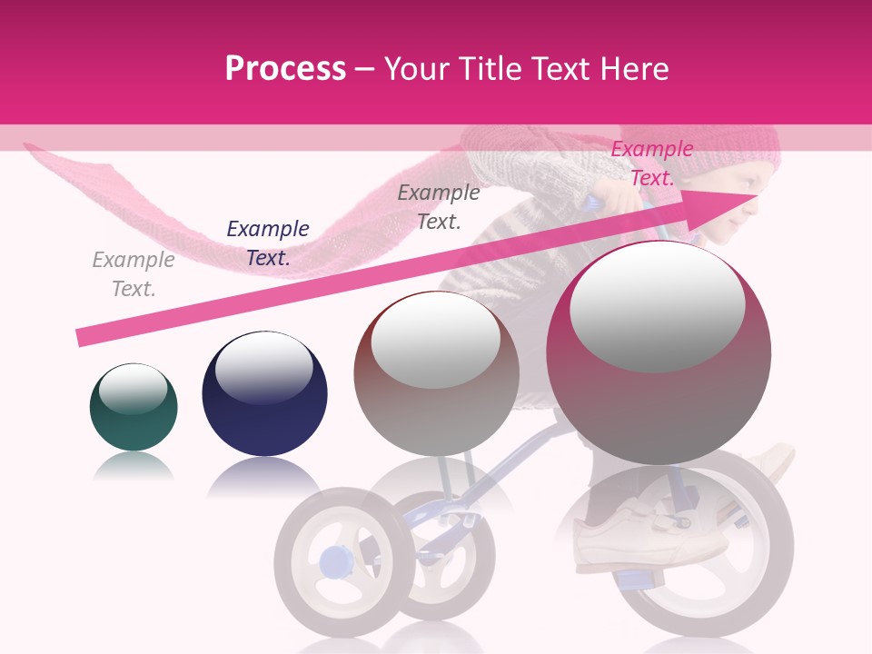 Cute Bike Road PowerPoint Template