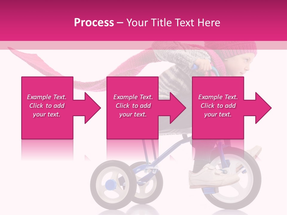 Cute Bike Road PowerPoint Template
