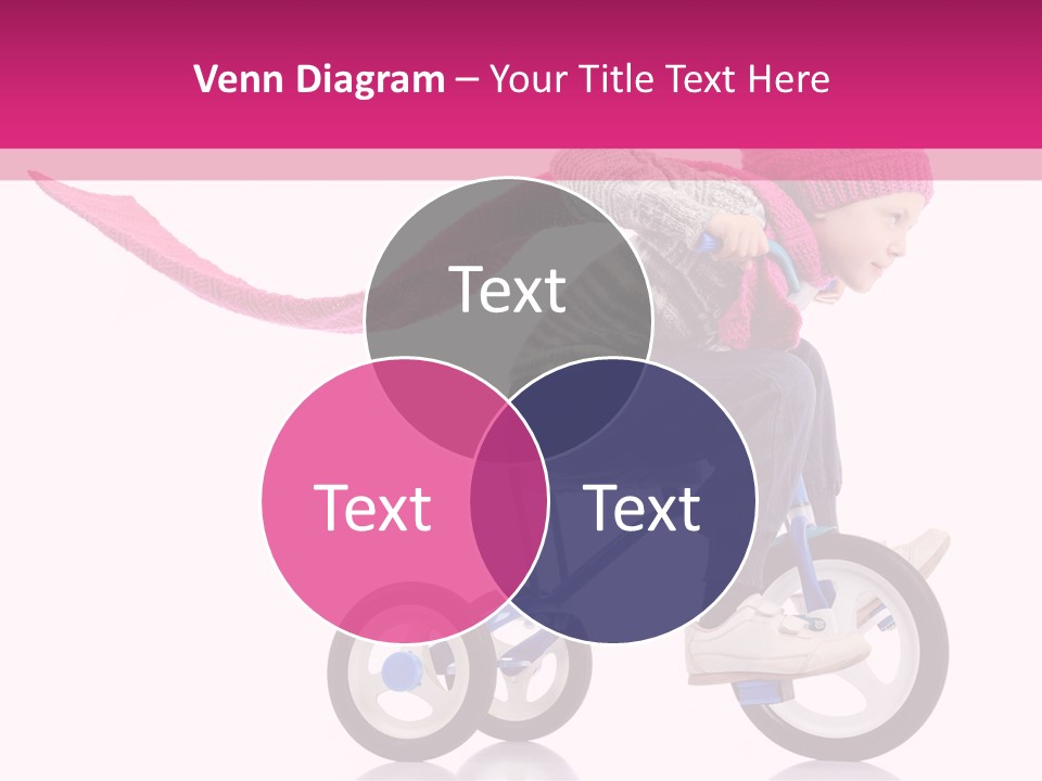 Cute Bike Road PowerPoint Template