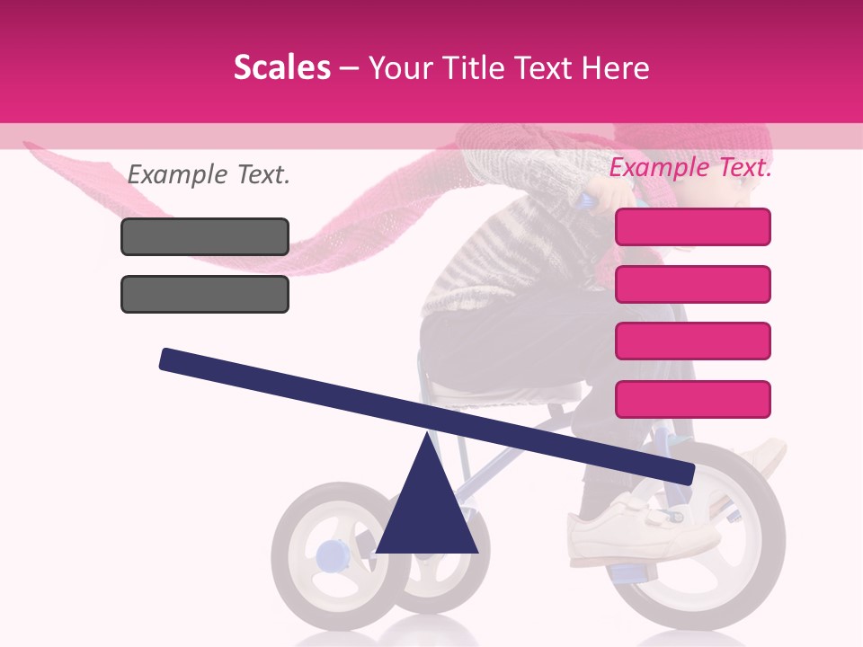 Cute Bike Road PowerPoint Template