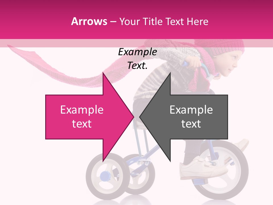 Cute Bike Road PowerPoint Template