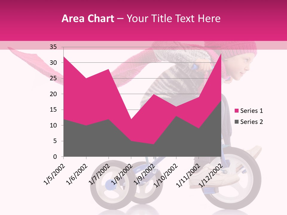 Cute Bike Road PowerPoint Template