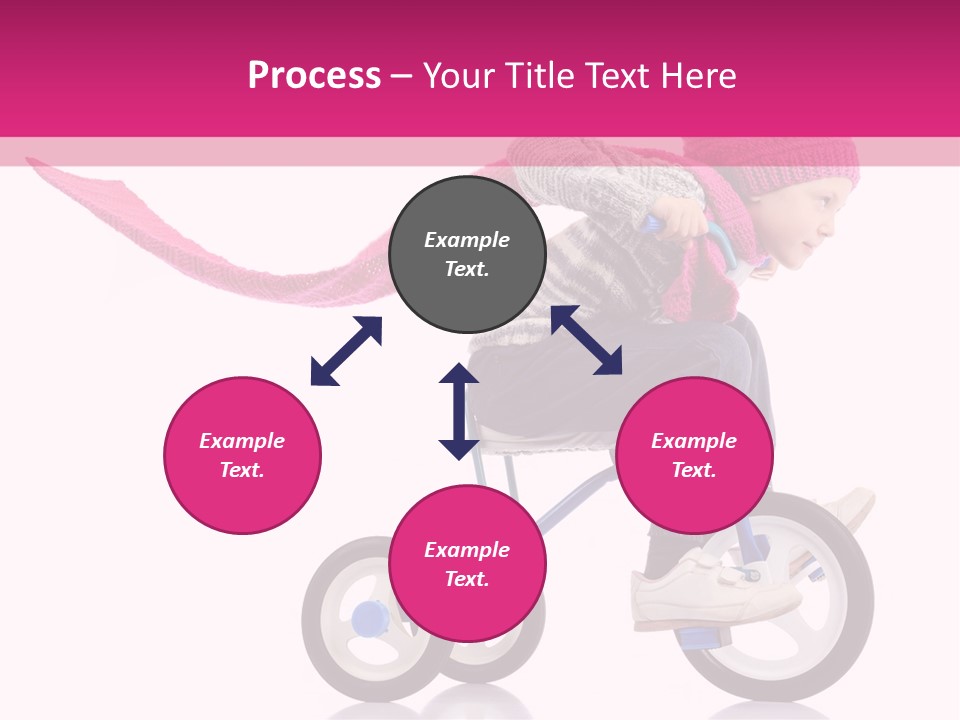 Cute Bike Road PowerPoint Template