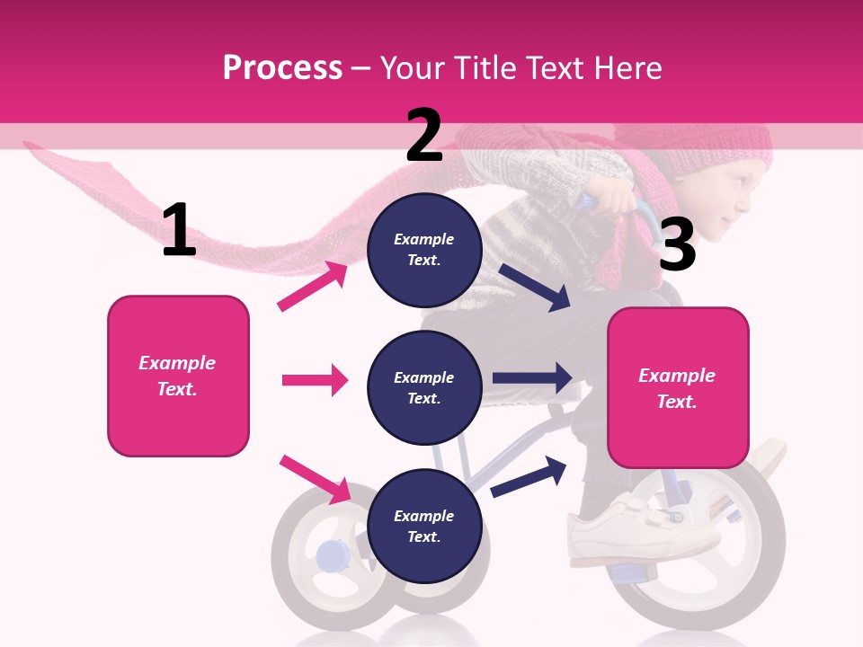 Cute Bike Road PowerPoint Template