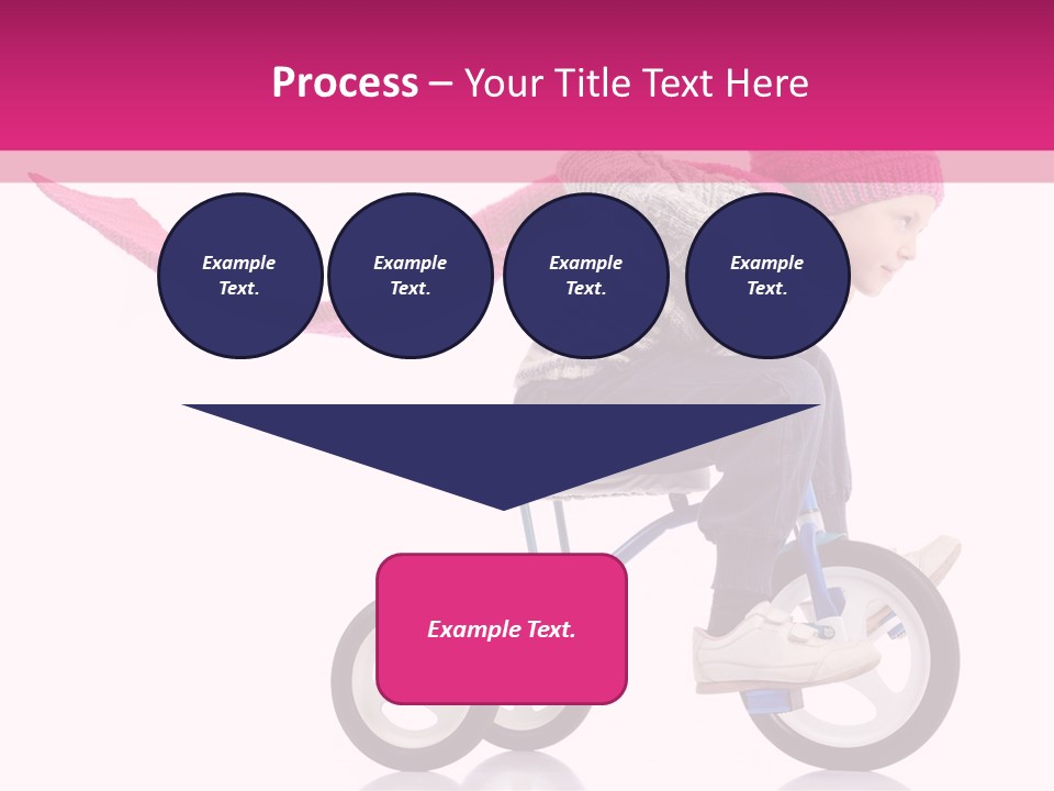 Cute Bike Road PowerPoint Template