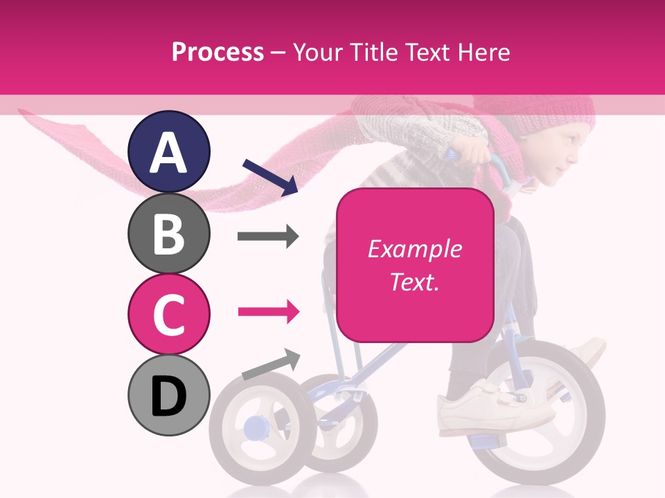 Cute Bike Road PowerPoint Template