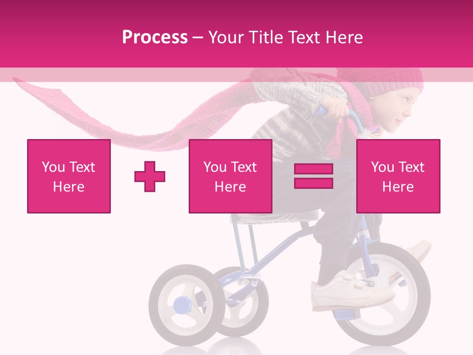 Cute Bike Road PowerPoint Template
