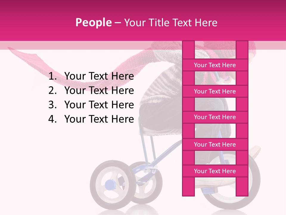 Cute Bike Road PowerPoint Template