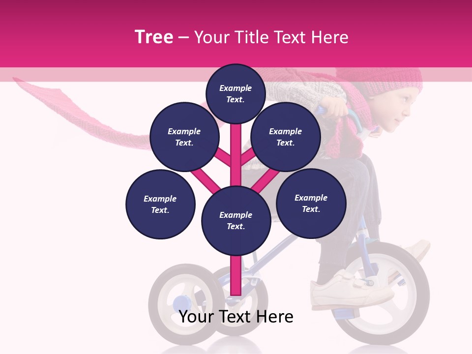 Cute Bike Road PowerPoint Template