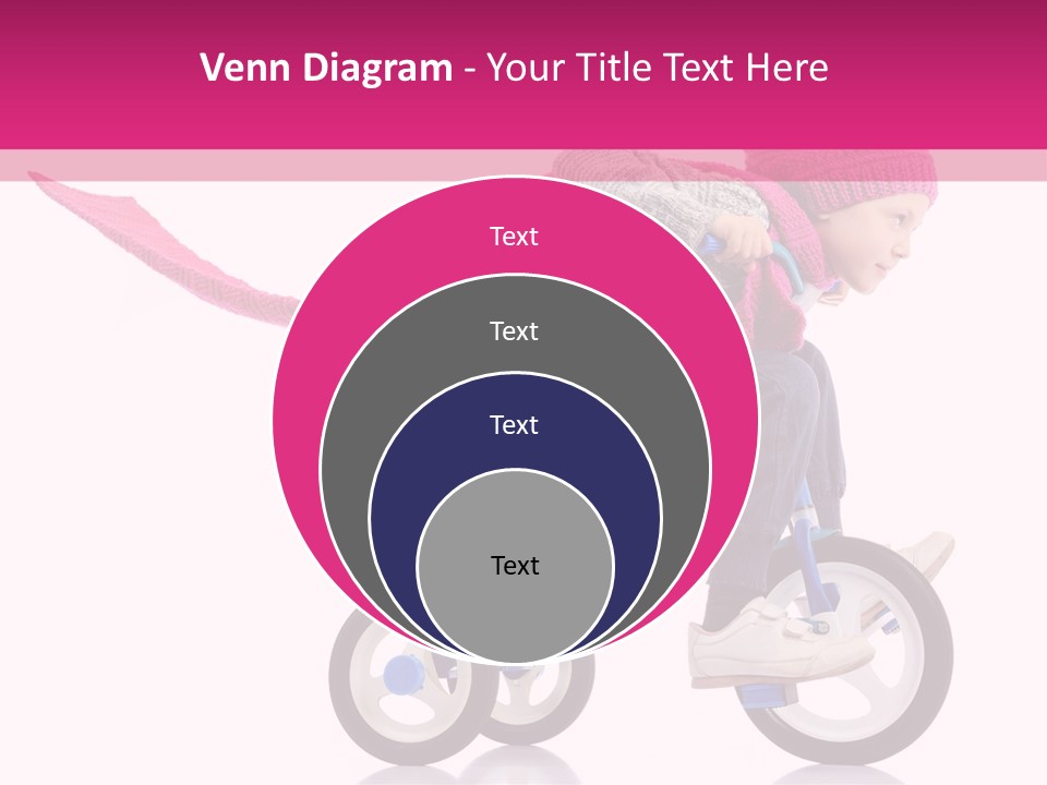 Cute Bike Road PowerPoint Template