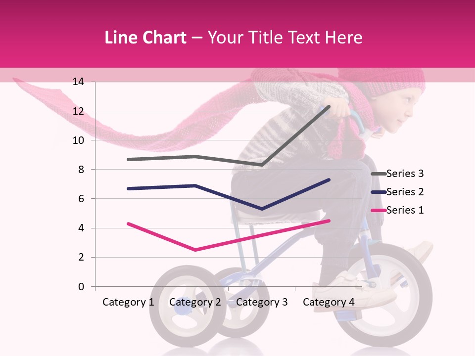 Cute Bike Road PowerPoint Template
