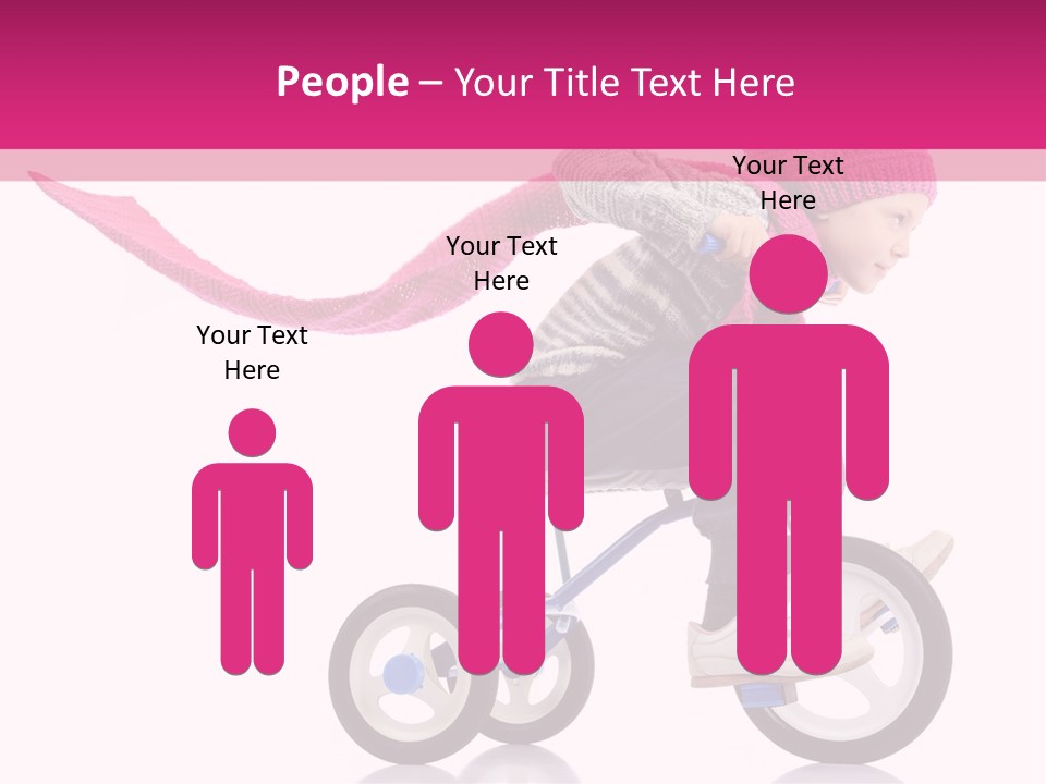 Cute Bike Road PowerPoint Template
