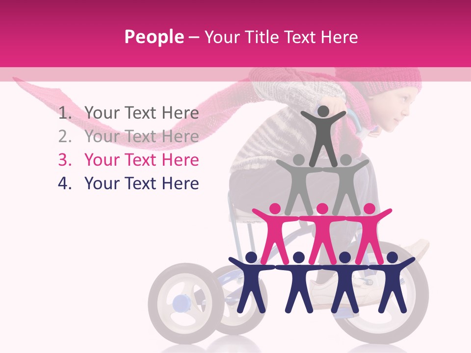 Cute Bike Road PowerPoint Template