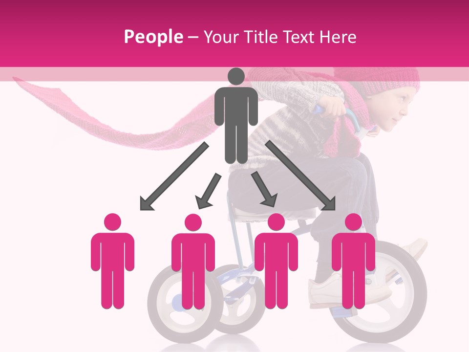 Cute Bike Road PowerPoint Template