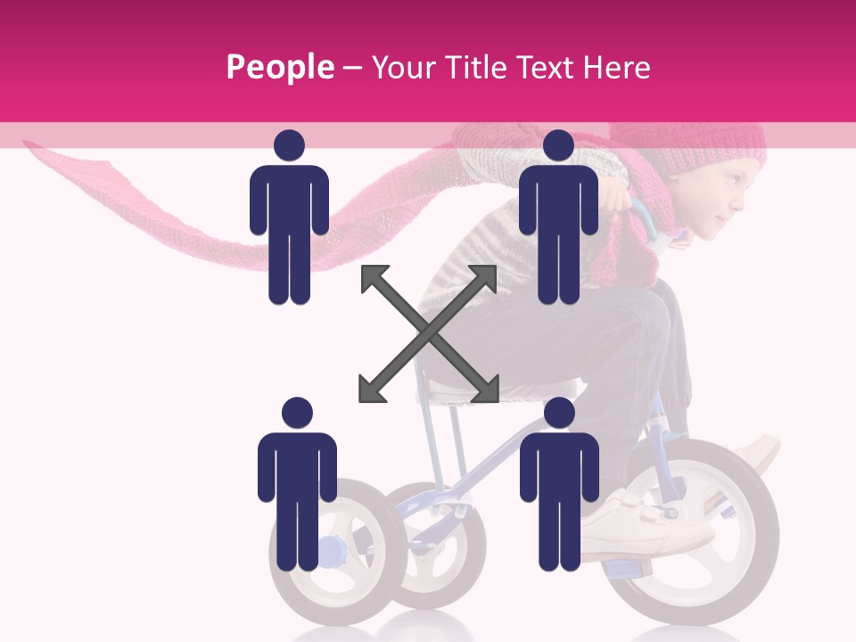 Cute Bike Road PowerPoint Template
