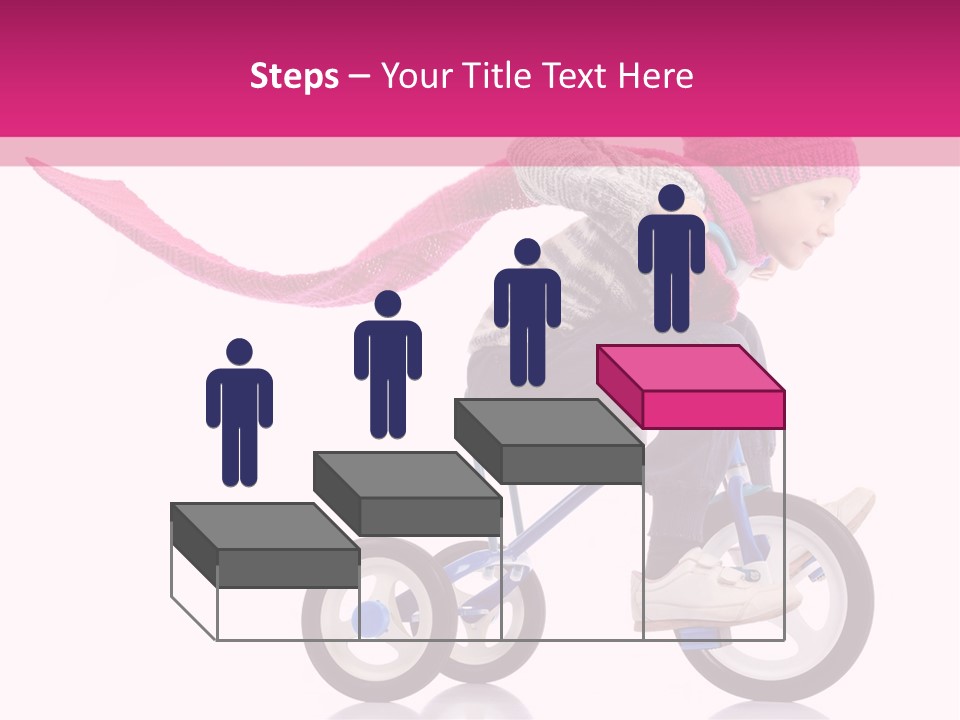 Cute Bike Road PowerPoint Template