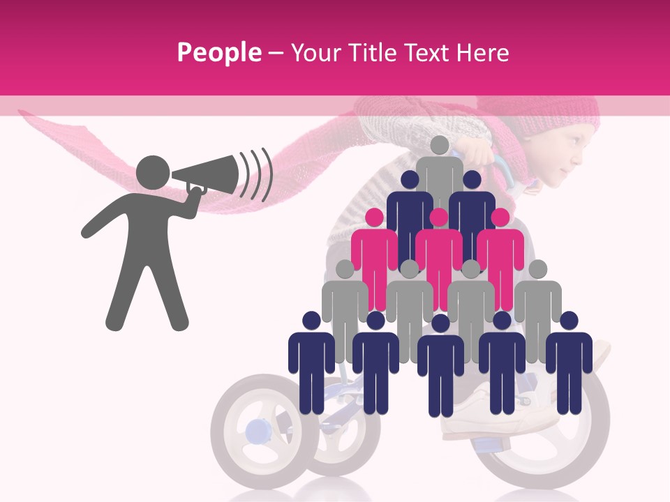 Cute Bike Road PowerPoint Template