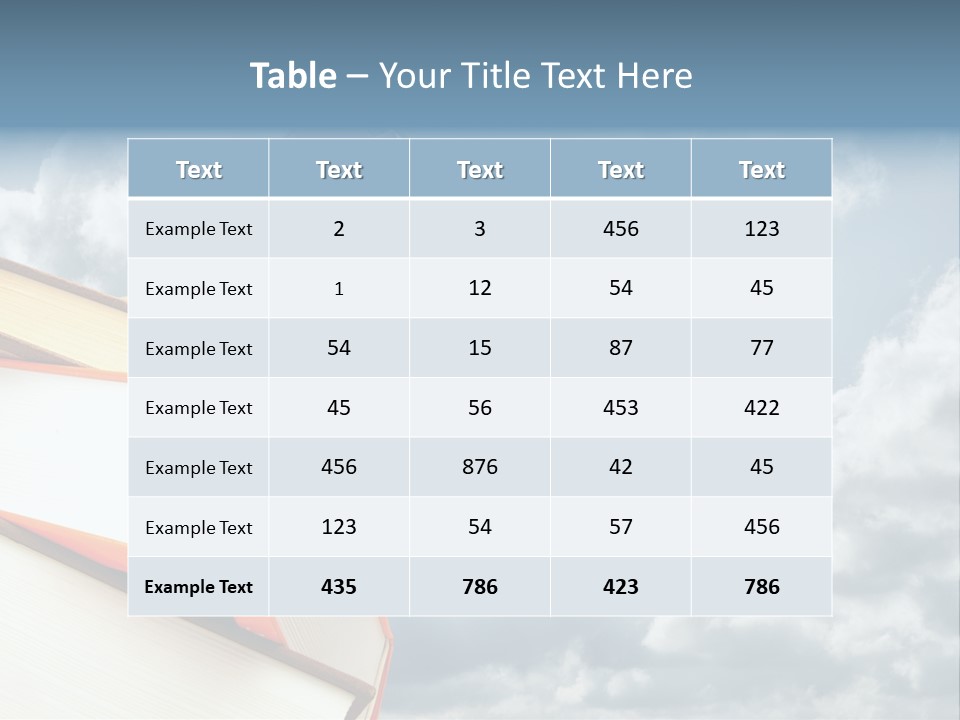 School Balance Library PowerPoint Template
