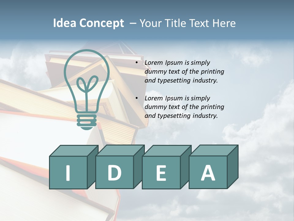 School Balance Library PowerPoint Template