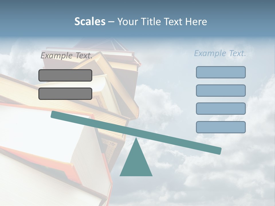 School Balance Library PowerPoint Template