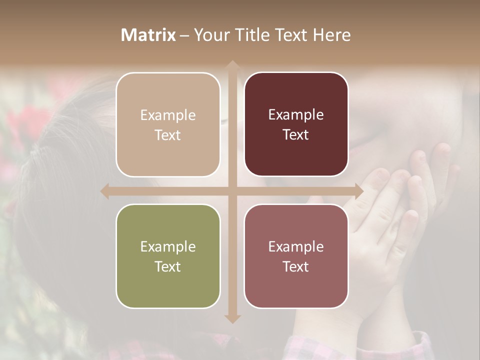 Infant Arms Portrait PowerPoint Template