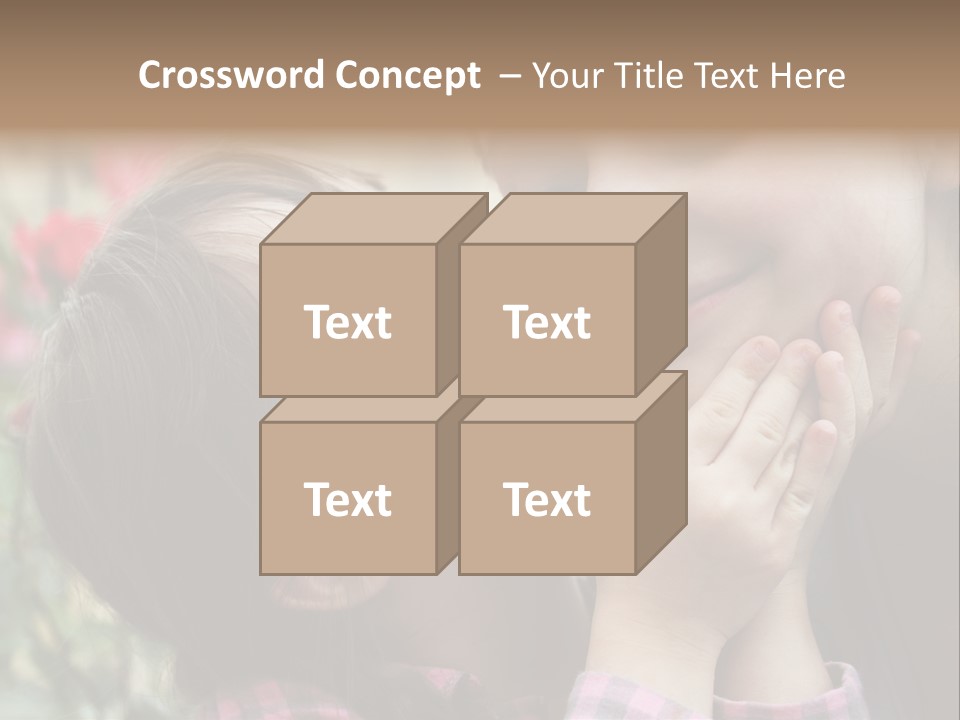 Infant Arms Portrait PowerPoint Template