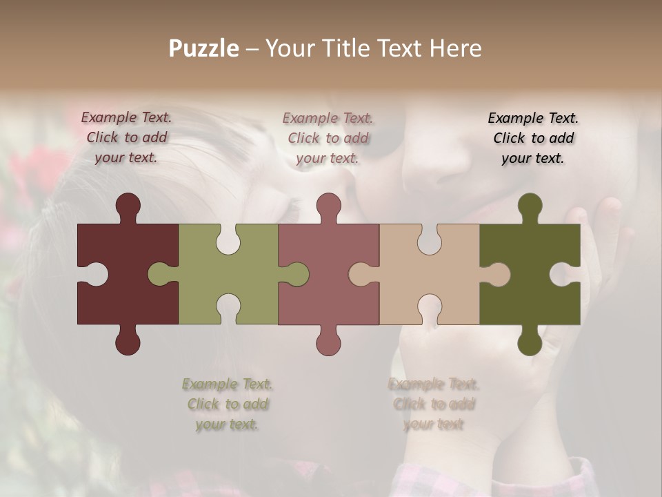 Infant Arms Portrait PowerPoint Template