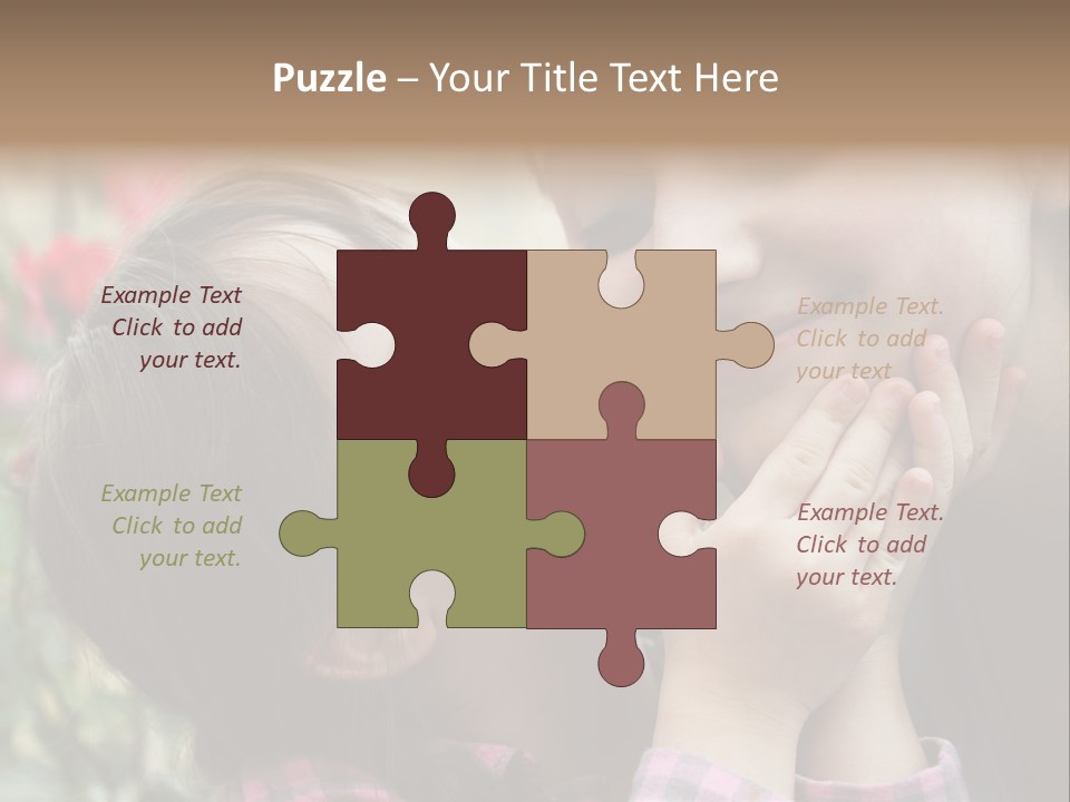 Infant Arms Portrait PowerPoint Template