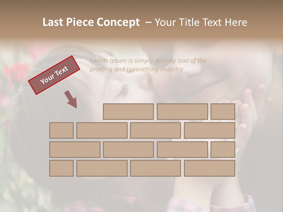 Infant Arms Portrait PowerPoint Template