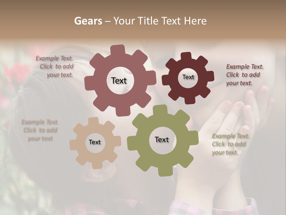 Infant Arms Portrait PowerPoint Template