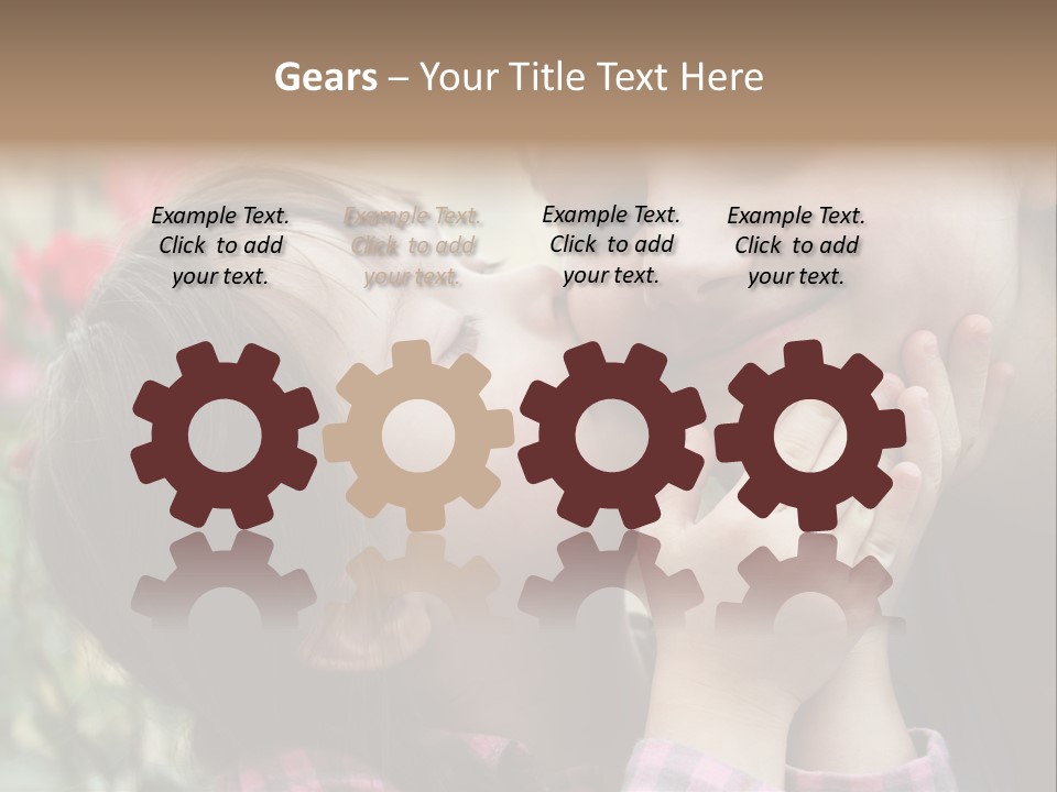 Infant Arms Portrait PowerPoint Template