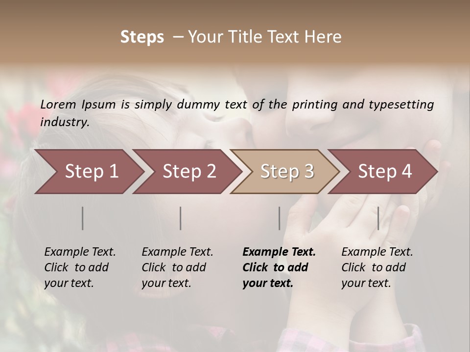 Infant Arms Portrait PowerPoint Template