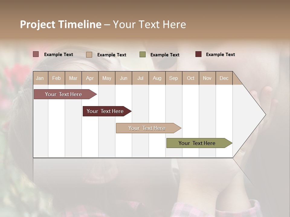 Infant Arms Portrait PowerPoint Template