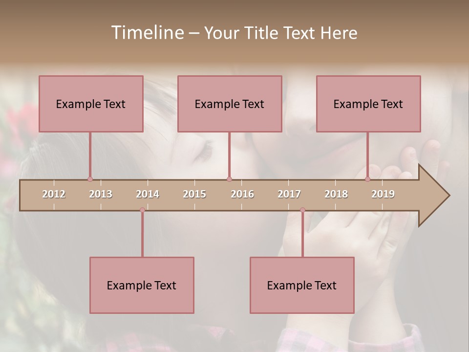 Infant Arms Portrait PowerPoint Template