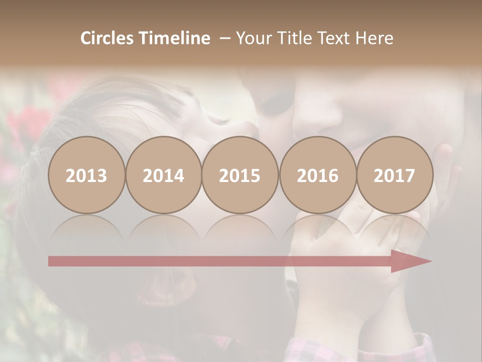 Infant Arms Portrait PowerPoint Template