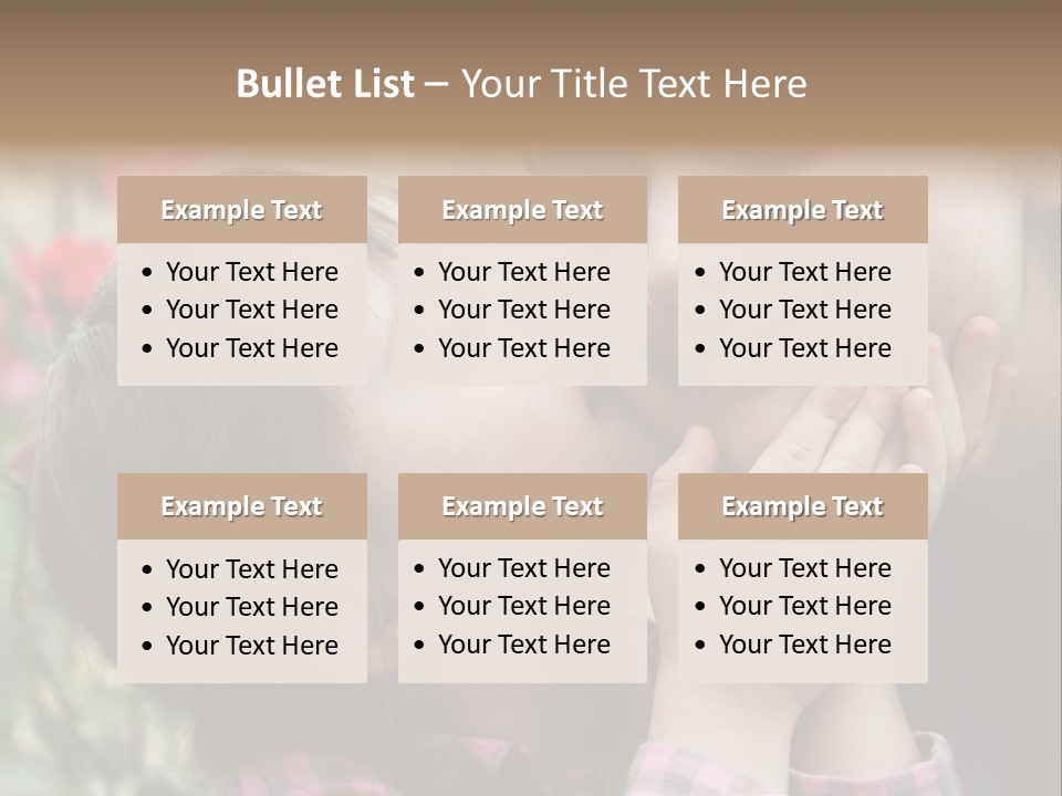 Infant Arms Portrait PowerPoint Template