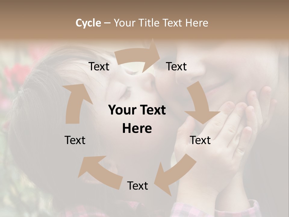 Infant Arms Portrait PowerPoint Template