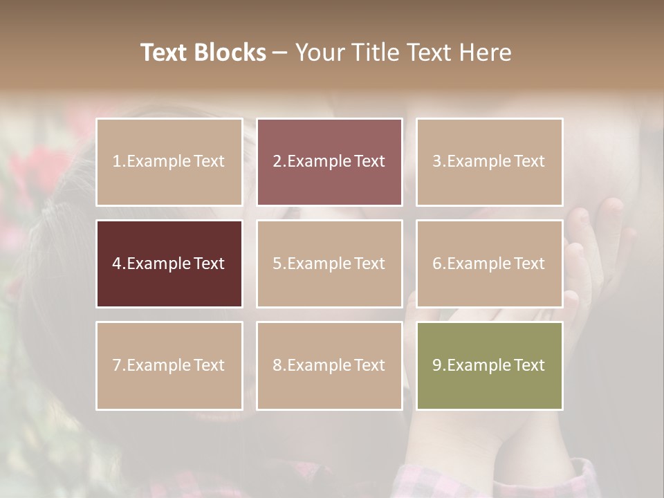 Infant Arms Portrait PowerPoint Template