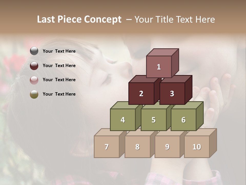 Infant Arms Portrait PowerPoint Template