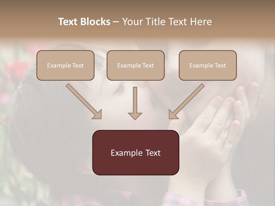 Infant Arms Portrait PowerPoint Template