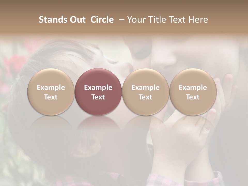 Infant Arms Portrait PowerPoint Template