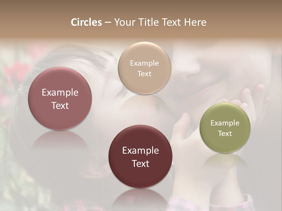 Infant Arms Portrait PowerPoint Template