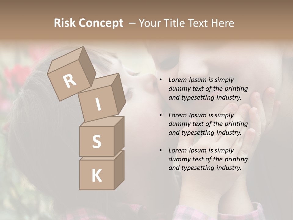 Infant Arms Portrait PowerPoint Template