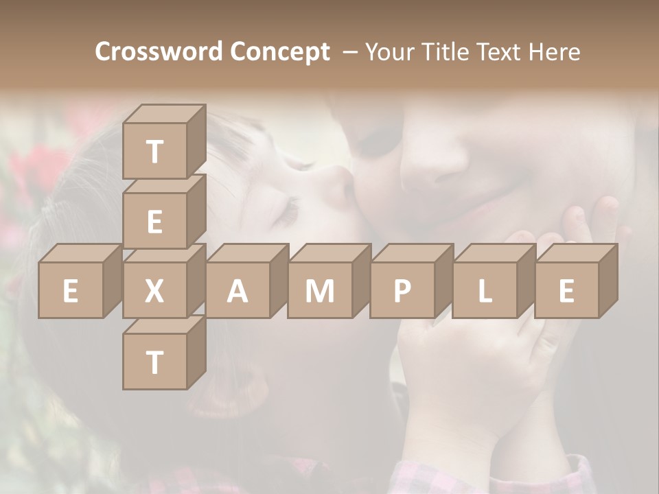 Infant Arms Portrait PowerPoint Template