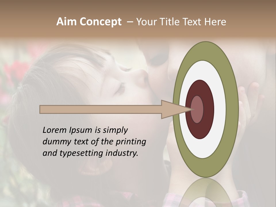 Infant Arms Portrait PowerPoint Template