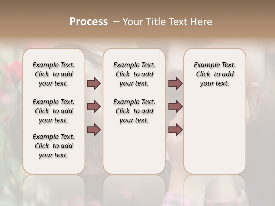 Infant Arms Portrait PowerPoint Template