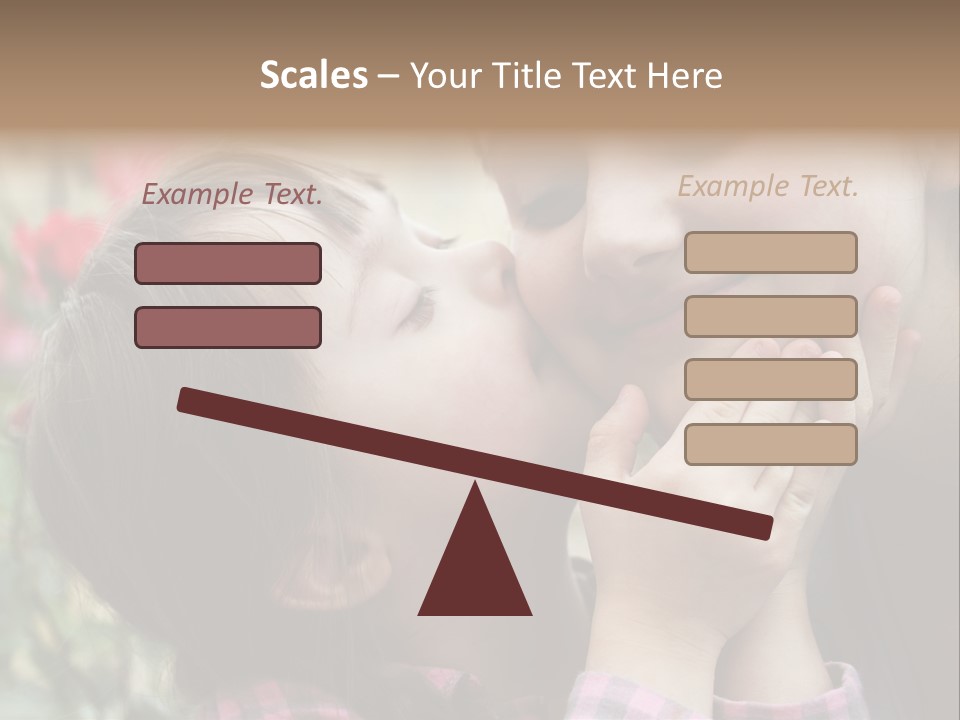 Infant Arms Portrait PowerPoint Template